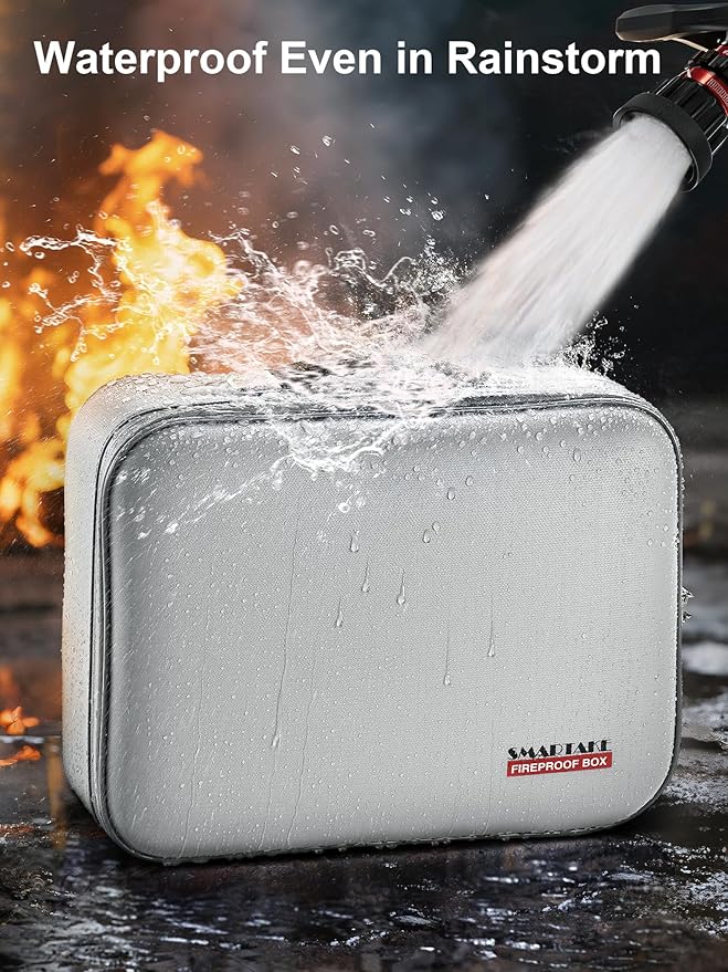 SMARTAKE Fireproof Document Box - Image 3