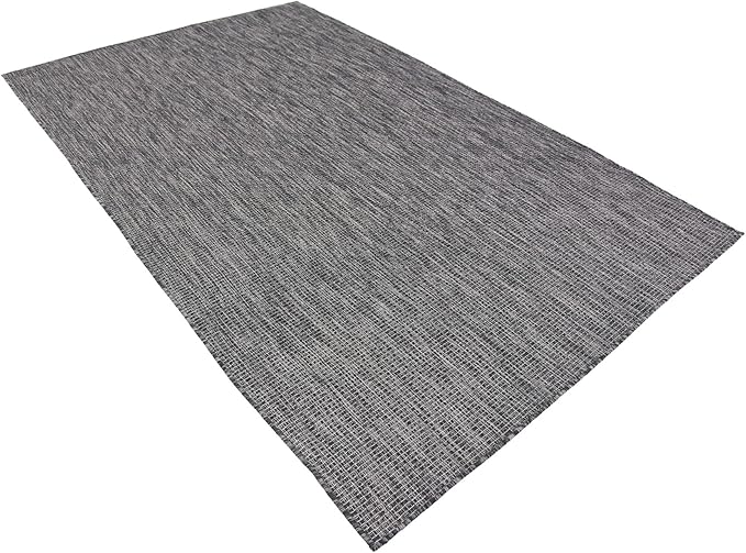 Unique Loom Collection Casual Transitional Solid Heathered Indoor/Outdoor - Image 5