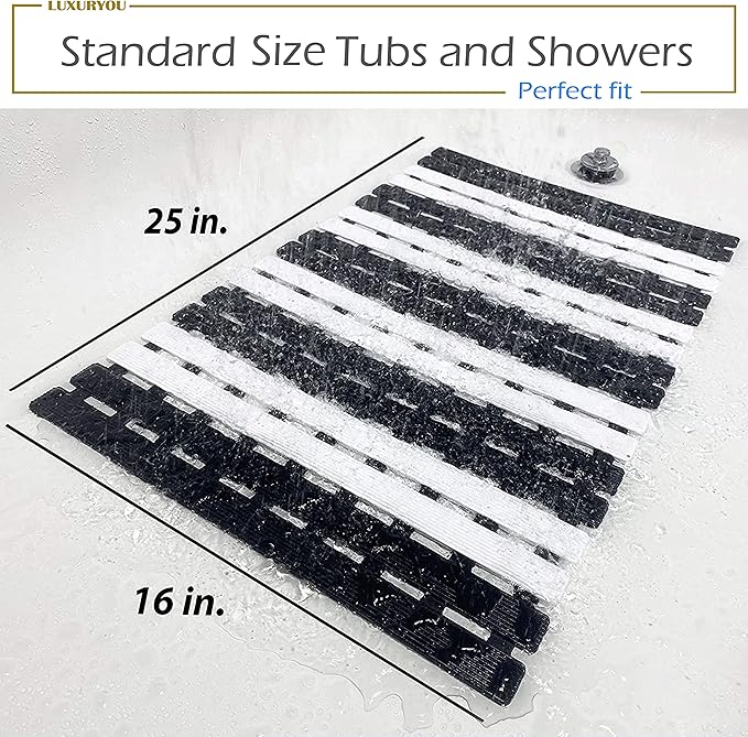 Non Slip Bathtub Mat | Double-Layered Shower Floor Mats - Image 6