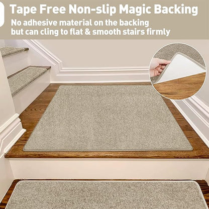 PURE ERA Carpet Stair Tread Landing Mat Tape Free Self Adhesive Non Slip Skid - Image 4