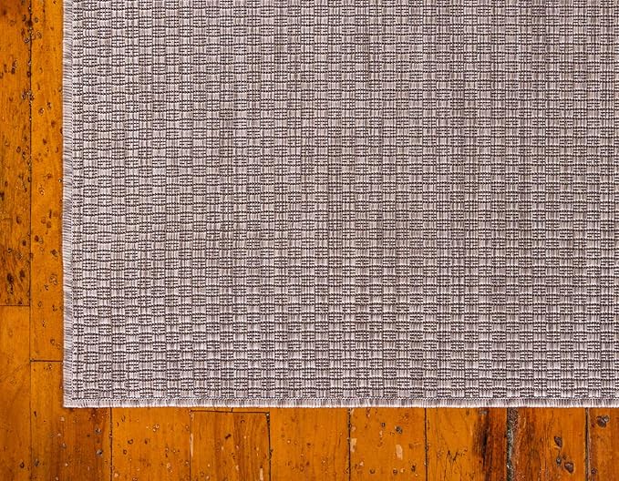 Unique Loom Collection Casual Transitional Solid Heathered Indoor/Outdoor - Image 8