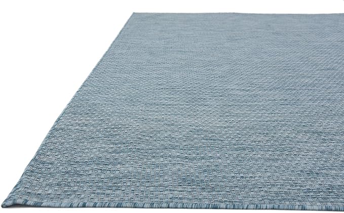 Unique Loom Collection Casual Transitional Solid Heathered Indoor/Outdoor - Image 7