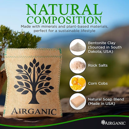 Natural Moisture Absorber Dehumidifier Bags – Plant & Mineral Desiccant Pouches - Image 2