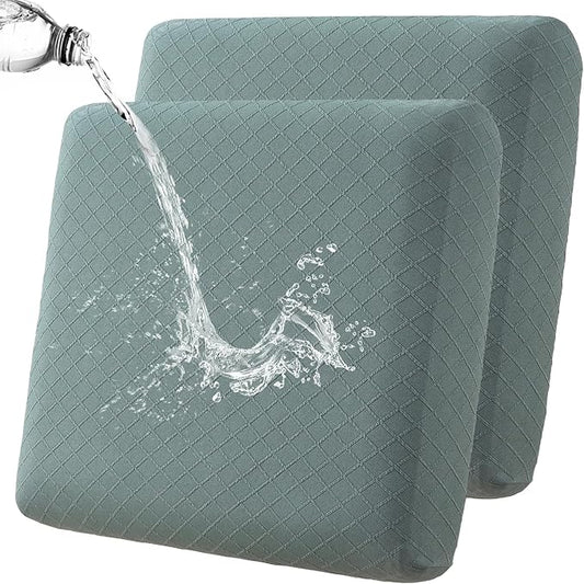 Fuloon Waterproof Seat Cushion Covers 2 PCS, Stretch Sofa Cushion Slipcovers by Fuloon