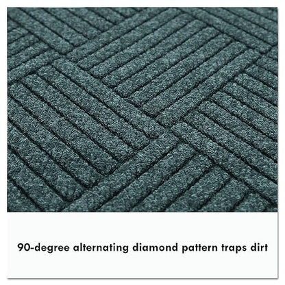 8uardian EcoGuard Diamond w/Double Fan Indoor Wiper Floor Mat, Recycled Plactic - Image 7