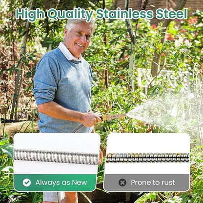 Cesun Metal Garden Hose 100 foot - Image 4
