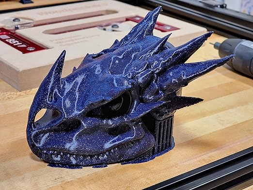 Polymaker Glitter PLA Filament 1.75mm, Galaxy Blue PLA 3D Printer Filament 1kg - Image 4
