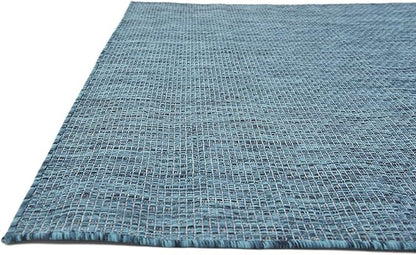 Unique Loom Collection Casual Transitional Solid Heathered Indoor/Outdoor - Image 8