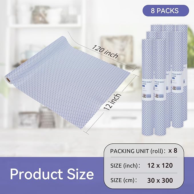 FIFTY FEET 12"x120" Non-Adhesive Shelf Liner - Image 5