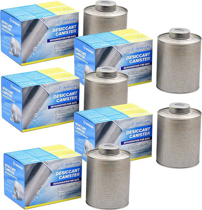 750 Grams 5 Pack Gun Safe Dehumidifier, Reusable Canister Desiccant Dehumidifier by Wisesorb