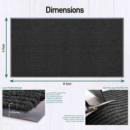 MaxMat® Extra Large 4x8 Rug Commercial Floor Mat, Feet Heavy Duty, Waterproof - Image 2
