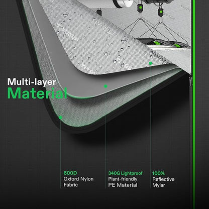 VIVOSUN D948 2-in-1 9x4 Grow Tent - Image 3