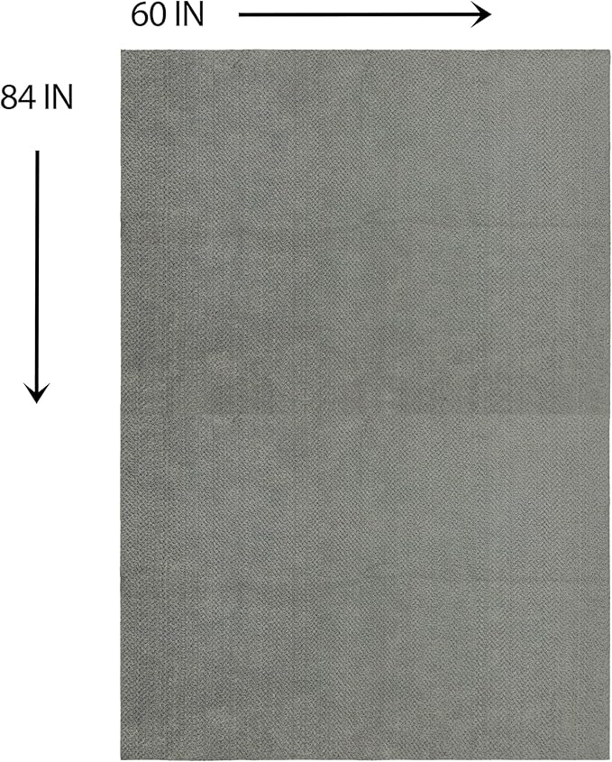 Mohawk Home Oil Spill Moisture Barrier Mat Utility Solid Gray 5' X 7' Other - Image 2