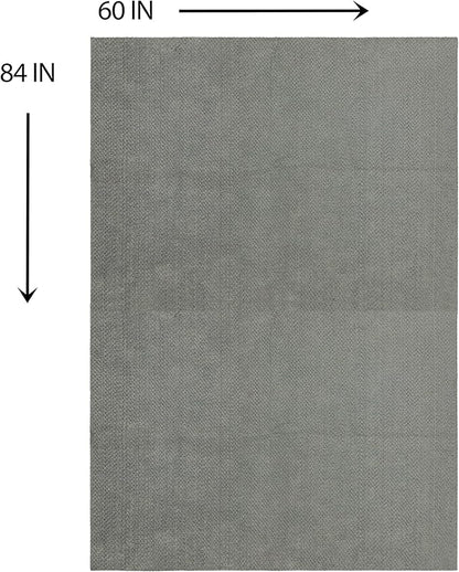 Mohawk Home Oil Spill Moisture Barrier Mat Utility Solid Gray 5' X 7' Other - Image 2