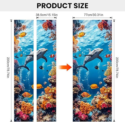 3D Door Decals Stickers, Peel Stick Wall Murals Vinyl Wallpaper Self-Adhesive - Image 3