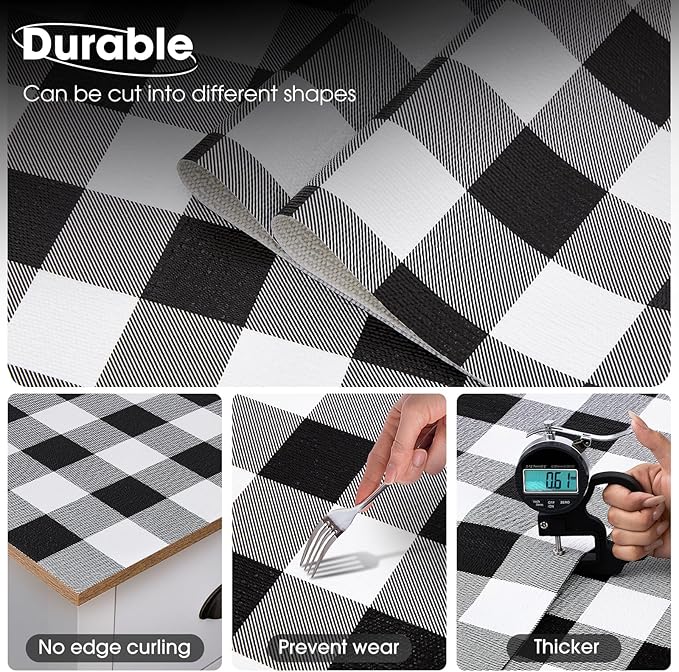 Drawer and Shelf Liner, Non-Slip Kitchen Cabinet Liners Non-Adhesive Thick - Image 8
