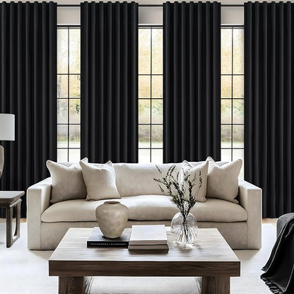 Unique 86 Inch Black Blackout Curtains - Image 6
