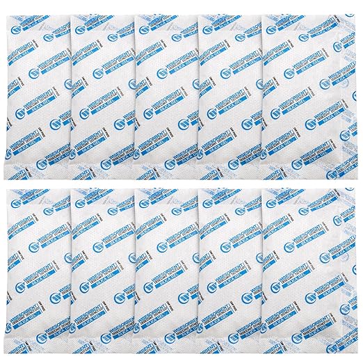 30 Packs 20 Gram Silica Gel Packets, Dessicant Packs by Wisesorb