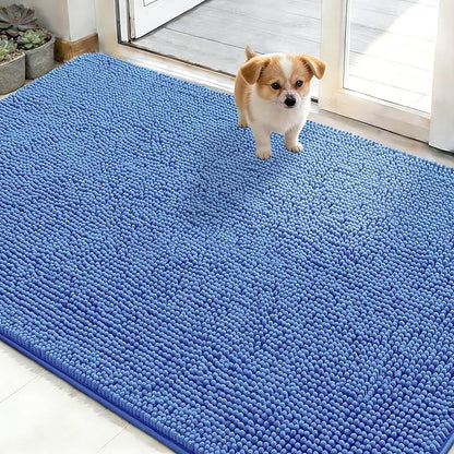 OLANLY Dog Door Mat for Muddy Paws 48x30, Absorbs Moisture and Dirt, Absorbent by OLANLY