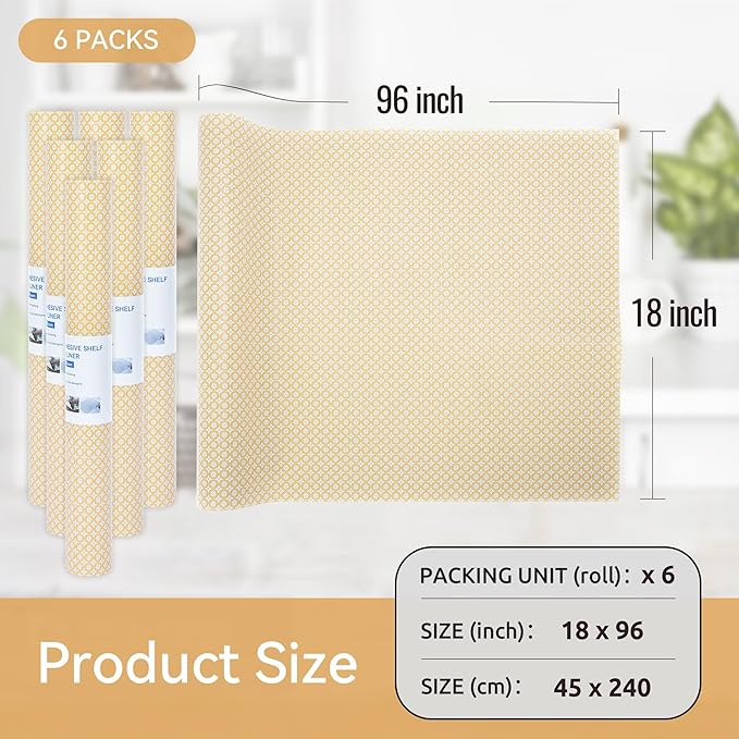 FIFTY FEET 18"x96" Non-Adhesive Shelf Liner - Image 5