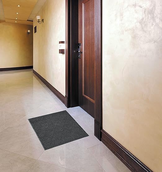 Guardian EcoGuard Diamond Indoor Wiper Floor Mat, Recycled Plactic and Rubber - Image 2