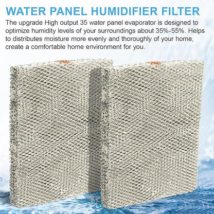 2-Pack 35 Water Panel Humidifier Replacement Filter, Aluminum Mesh Compatible - Image 5