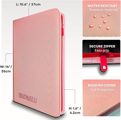 9 Pocket Trading Card Zip Binder - Image 2