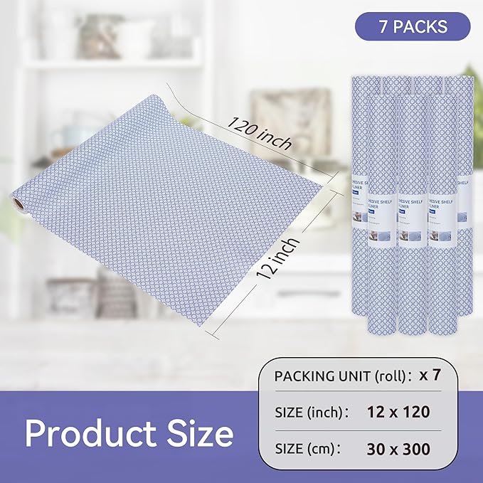 FIFTY FEET 12"x120" Non-Adhesive Shelf Liner - Image 5