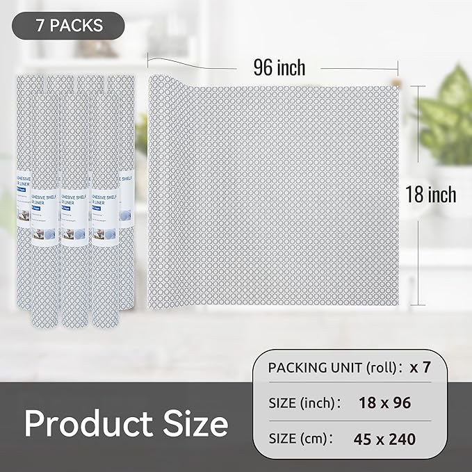 FIFTY FEET 18"x96" Non-Adhesive Shelf Liner - Image 5