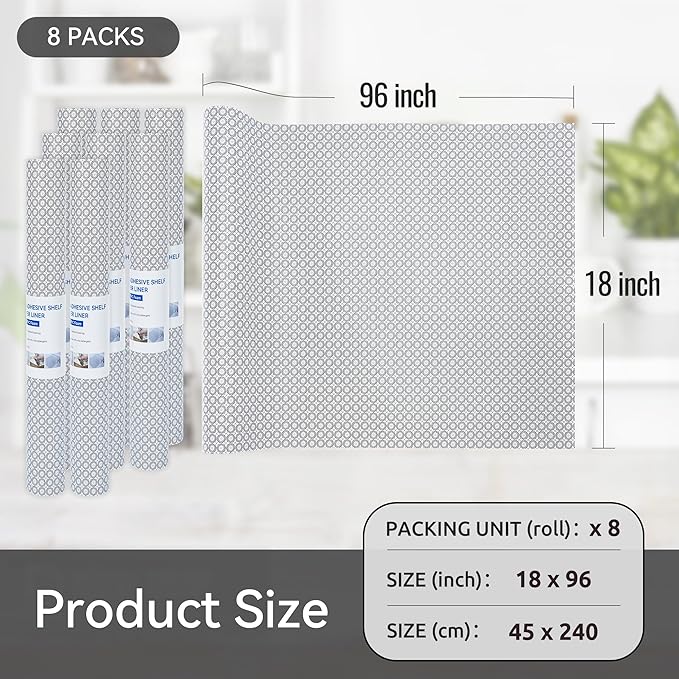 FIFTY FEET 18"x96" Non-Adhesive Shelf Liner - Image 5