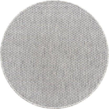 Unique Loom Collection Casual Transitional Solid Heathered Indoor/Outdoor - Image 8