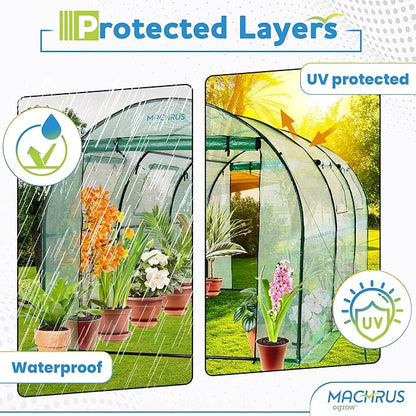 Ogrow® Deluxe Walk-in Tunnel Greenhouse - Image 6