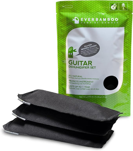 Ever Bamboo Guitar Dehumidifier Bag Set w/Bamboo Charcoal by Ever+Bamboo