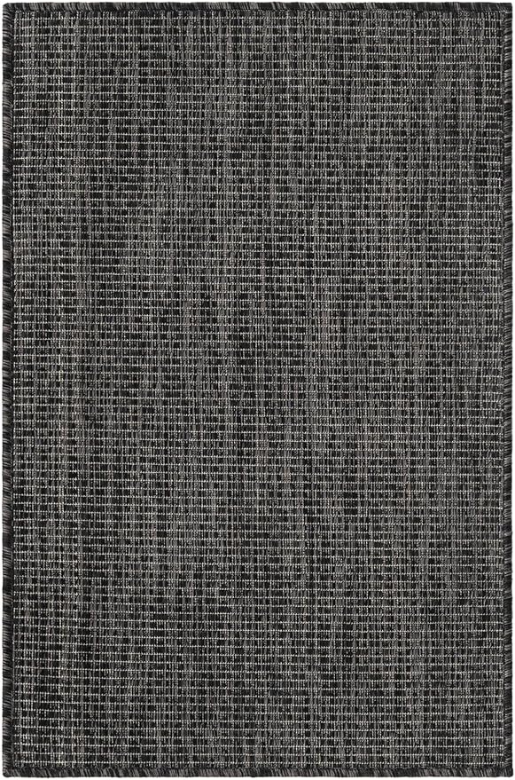 Unique Loom Collection Casual Transitional Solid Heathered Indoor/Outdoor - Image 3