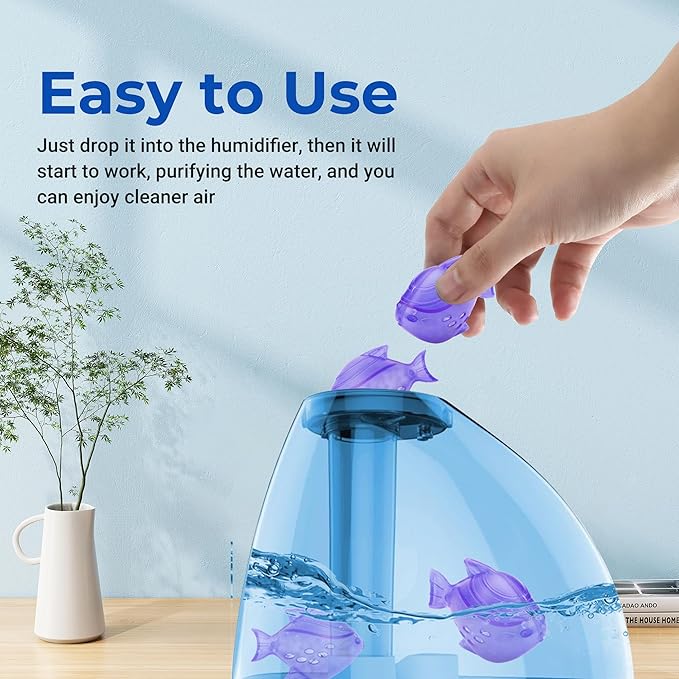 Funmit Humidifier Cleaning Fish, 6 Pack Humidifier Cleaner - Image 9