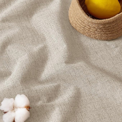 RYB HOME 100% Blackout Linen Textured Curtains 96 inches Long, Thermal - Image 8