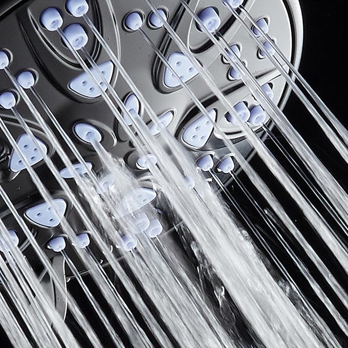 AquaDance Antimicrobial – Anti-Clog High-Pressure 6-Setting Shower Head - Image 8