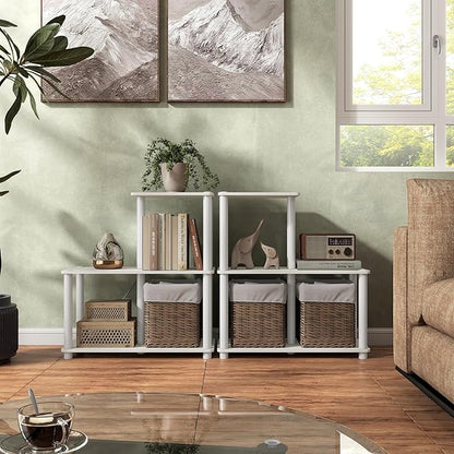 Homes: Inside + Out Apexa Modern 3-Cube Ladder Shelving Units, Collectibles - Image 13