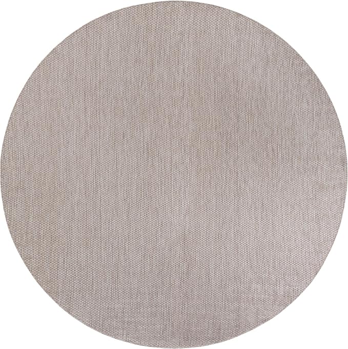 Unique Loom Outdoor Solid Collection Area Rug - Image 2