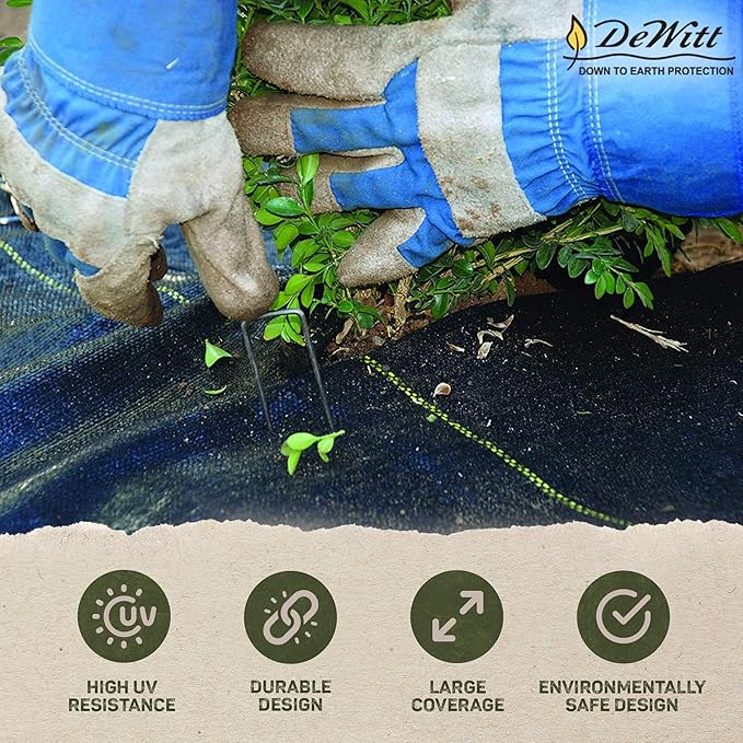 Dewitt 4-Pack Pro-5 Weed Barrier Fabric 5 oz, 3 x 250 Feet – Heavy-Duty Woven - Image 2