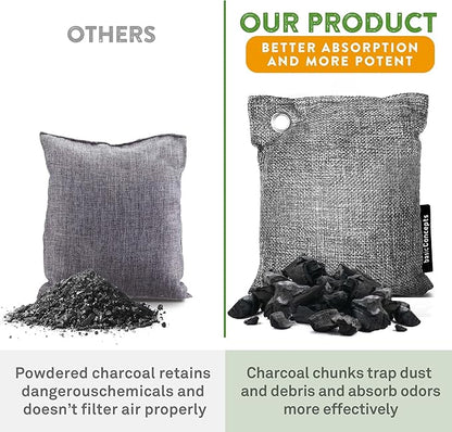 Charcoal Odor Absorber for Strong Odor, Bamboo Charcoal Air Purifying Bag - Image 2