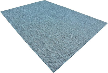 Unique Loom Collection Casual Transitional Solid Heathered Indoor/Outdoor - Image 5