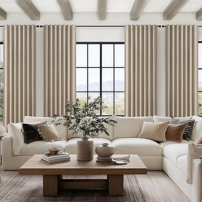 Extra Long Custom 102 Inch Curtains, 100% Blackout Curtains - Image 6