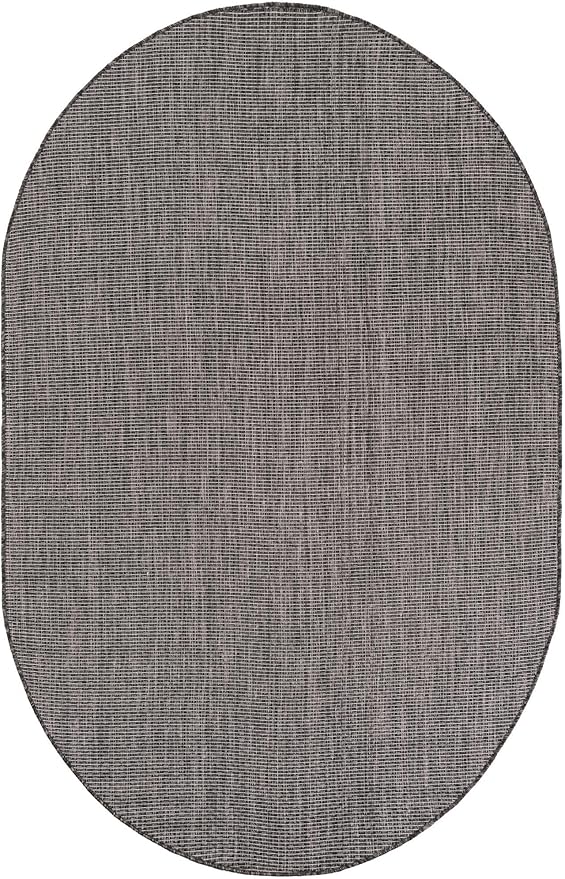 Unique Loom Outdoor Solid Collection Area Rug - Image 3
