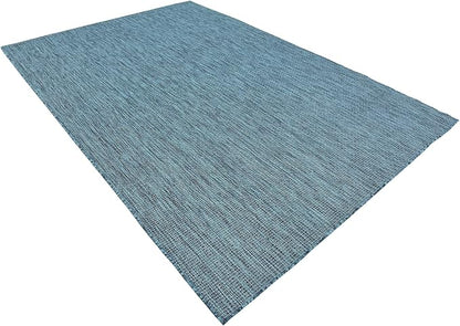 Unique Loom Collection Casual Transitional Solid Heathered Indoor/Outdoor - Image 4