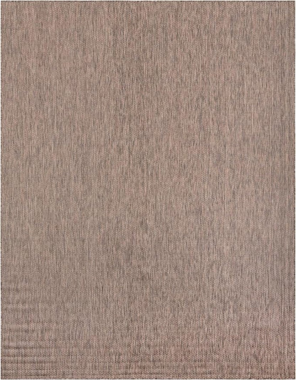 Unique Loom Outdoor Solid Collection Area Rug - Image 3