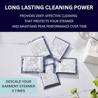 SALAV Garment Steamer Descaling Solution Decalcifier Packets - Image 5