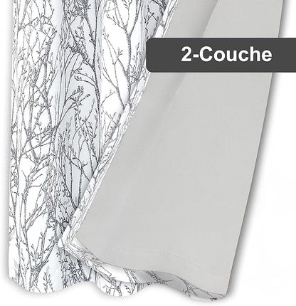 DriftAway Tree Branch Blackout Curtains Double Layer 90 Inches Long - Image 5