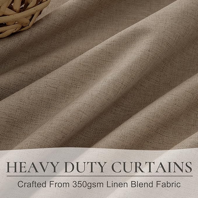 Extra Long Custom 102 Inch Curtains, 100% Blackout Curtains - Image 4