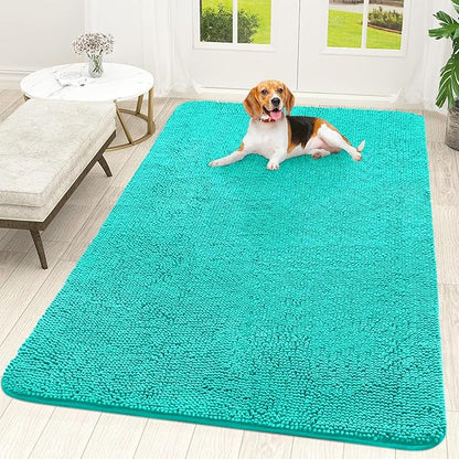 OLANLY Dog Door Mat for Muddy Paws 70x46, Absorbs Moisture and Dirt, Absorbent by OLANLY